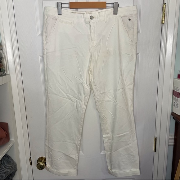 Anthropologie pilcro NWOT white chinos size 32 - Picture 1 of 7